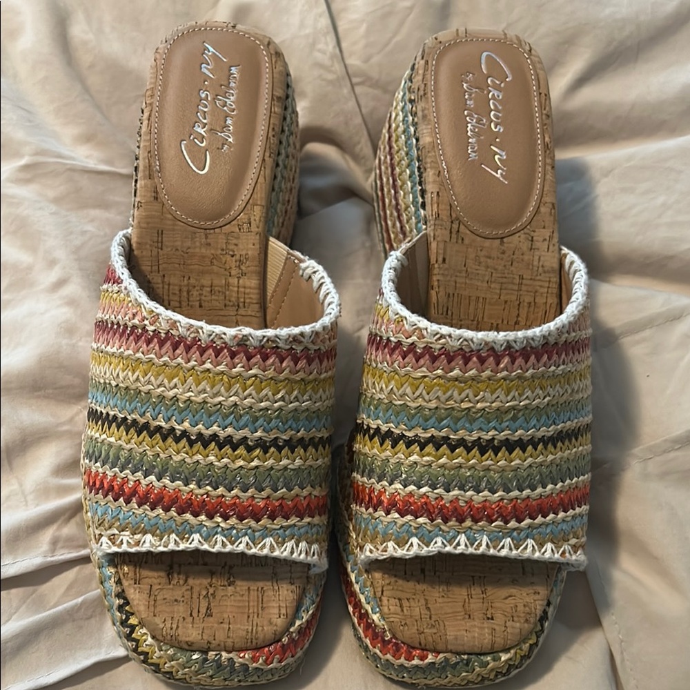 Circus by Sam Edelman Cork Wedge Sandals - Picture 9 of 11